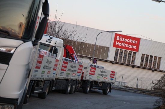 Brandeinsatz bei einem Unternehmen in Enns