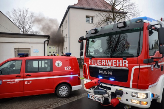 Brand in einer Wohnung in Wels-Vogelweide