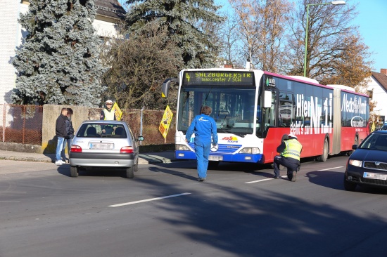 Verkehrsunfall mit Linienbus forderte mehrere Verletzte