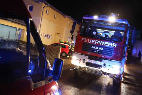 Starke Rauchentwicklung bei Kleinbrand in einem Wohnhaus in Marchtrenk