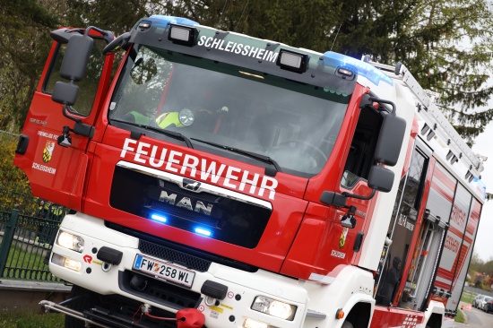 Einsatz nach gemeldetem Gasgeruch in einem Haus in Schleiheim