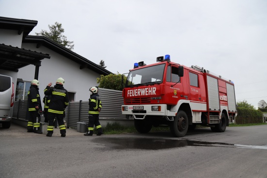 Brand in einer Küche eines Hauses in Altenberg bei Linz rechtzeitig gelöscht
