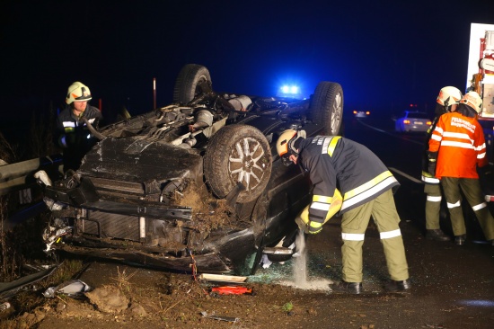 Ein Verletzter bei Unfall auf der Innkreisautobahn in Meggenhofen