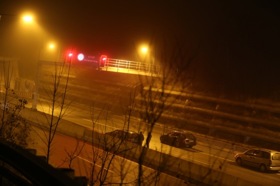 Verkehrsunfall auf der Innkreisautobahn im Tunnel Noitzmühle 