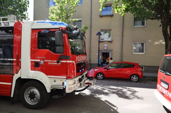 Inversionswetterlage: Rauchverschleppung von einem Kamin zum anderen in Wohnhaus in Wels-Neustadt