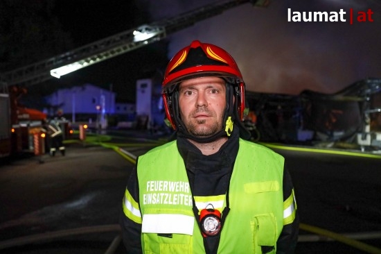 Wolfgang Meindl, Einsatzleiter Feuerwehr Pasching