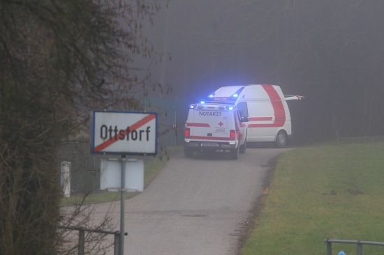 Notarzteinsatz nach schwerem Sturz in Schleißheim