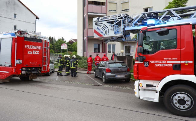 Brand von Unrat in einer Wohnung in Wels-Vogelweide