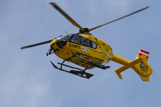 Motorradfahrer bei Micheldorf in Obersterreich schwer verunfallt