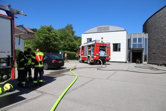 Brand in einer Kirche in Engerwitzdorf sorgte fr Einsatz dreier Feuerwehren