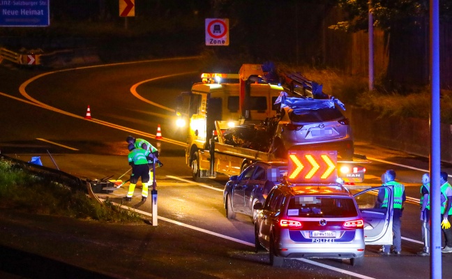 Tödlicher Verkehrsunfall auf Mühlkreisautobahn in Linz