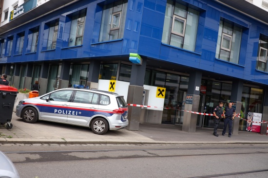Raubüberfall auf Bankfiliale in Linz-Urfahr