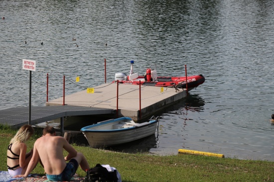 Nichtschwimmer wollte Nichtschwimmer aus Pleschinger See retten - Wasserrettung rettete letztlich beide