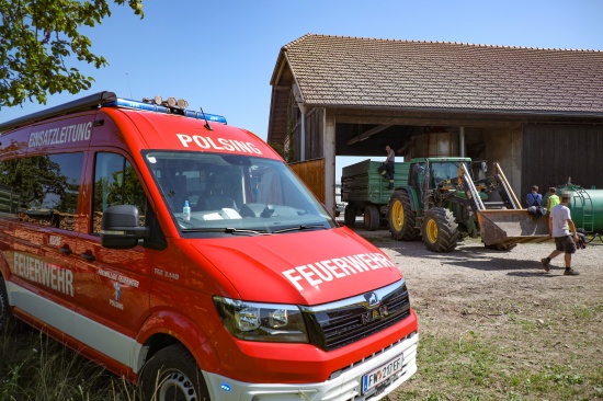 Brand in einer Trocknungsanlage eines landwirtschaftlichen Betriebes in Alkoven