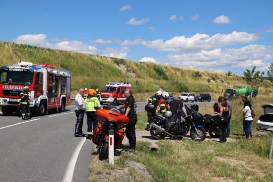 Motorradunfall in Kefermarkt fordert einen Verletzten