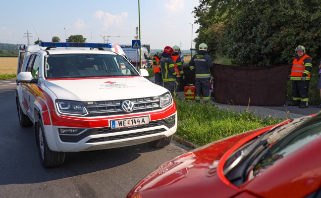 Schwerverletzter bei Kollision auf Geh- und Radweg in Wels-Vogelweide