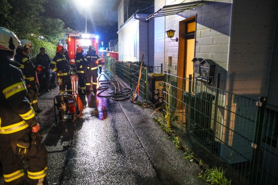 Kellerbrand in einem Wohnhaus in Gmunden