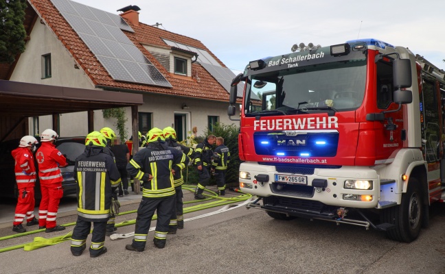 Brand im Keller eines Wohnhauses in Bad Schallerbach rechtzeitig entdeckt