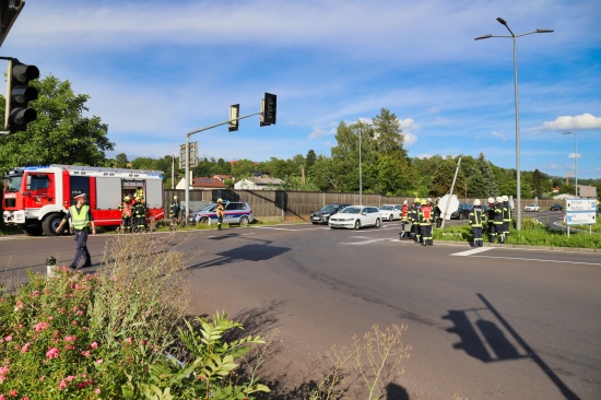 Ein Schwerverletzter bei Verkehrsunfall in Ottensheim