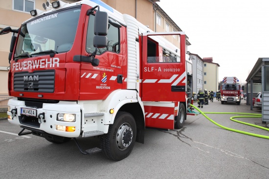 Kleinbrand im Keller eines Marchtrenker Mehrparteienhauses