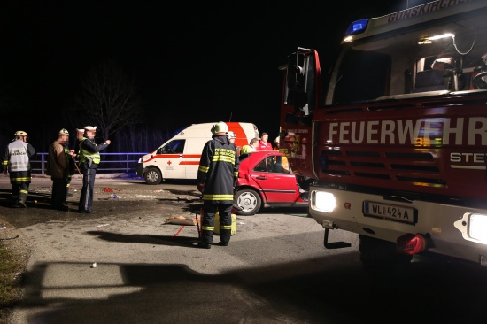 Dubioser Verkehrsunfall mit abgängigem Fahrzeuglenker in Gunskirchen