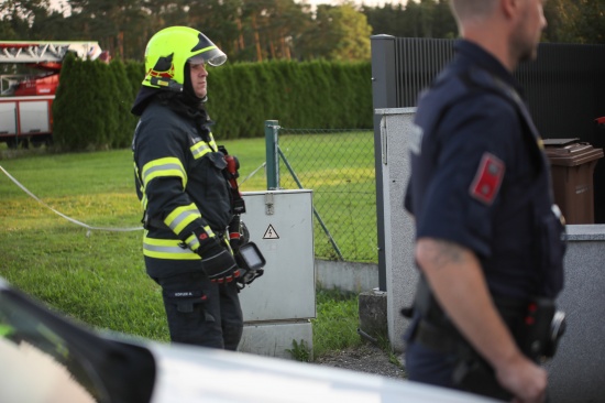 Brandeinsatz nach gemeldetem Rauch aus Stromverteilerkasten in Marchtrenk