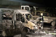 10 Fahrzeuge des Bundesheeres ausgebrannt