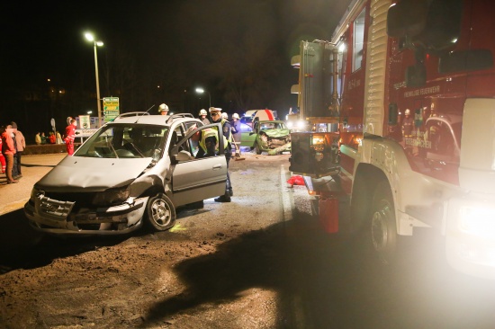 Schwerer Verkehrsunfall auf der Innviertler Straße in Grieskirchen