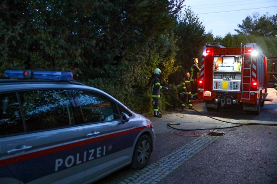 Kleine Explosion in einer Gartenhtte in Krenglbach sorgte kurzzeitig fr Aufsehen