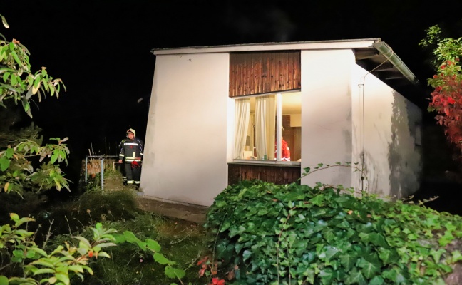 Feuerwehr zu vermeintlichem Wohnhausbrand nach Steyregg alarmiert
