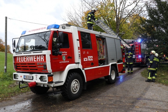 Brand eines Stromverteilerkastens in einem Gebude in Micheldorf in Obersterreich