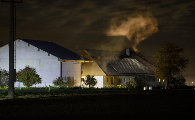 Vermeintlicher Bauernhofbrand in Rohr im Kremstal stellte sich als optische Tuschung heraus