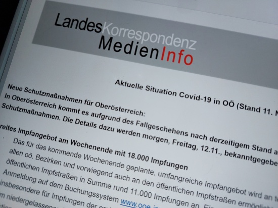 CoV-Situation in Oberösterreich: Rätselraten um angekündigten "Lockdown für Ungeimpfte"
