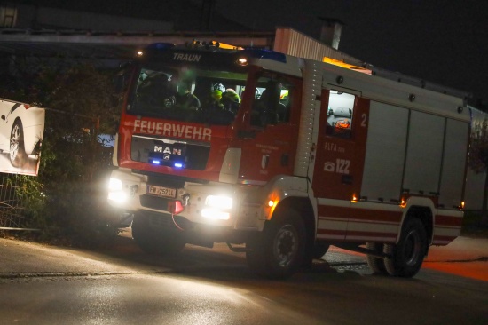 Defektes Abgasrohr einer Pelletsheizung in einem Wohnhaus sorgt fr Einsatz in Traun