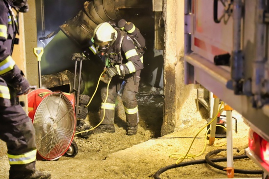 Vier Feuerwehren bei Brand in Tragwein im Einsatz