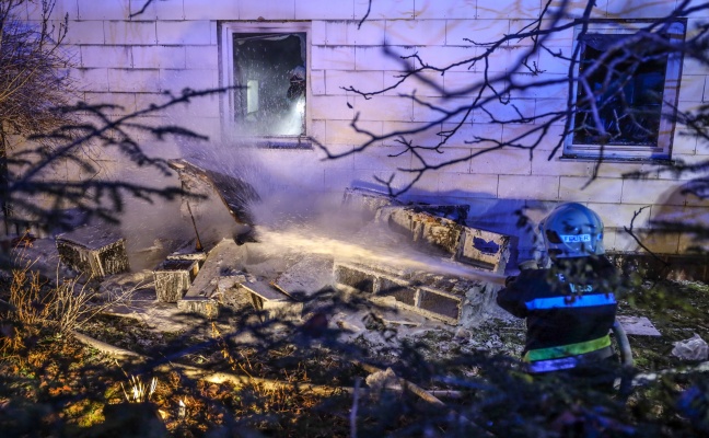 Brand in einem Wohnhaus in Wels-Lichtenegg