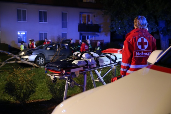 Schwerer Verkehrsunfall in Pichl bei Wels - Unfalllenker ergriff die Flucht