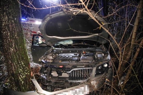 Verkehrsunfall in Marchtrenk endet glimpflich