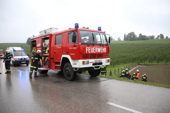 PKW-Lenkerin bei Verkehrsunfall in Buchkirchen leicht verletzt