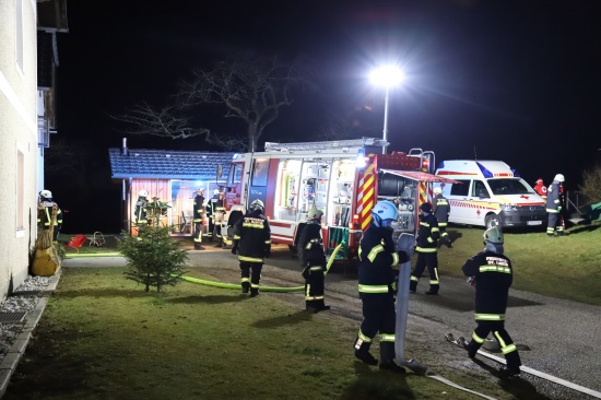 Drei Feuerwehren bei gemeldetem Wohnhausbrand in St. Martin im Mühlkreis im Einsatz