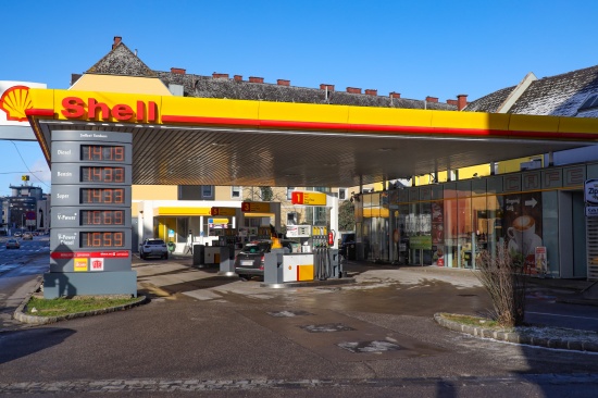 Raubberfall auf Tankstelle in Linz-Franckviertel