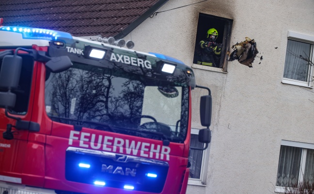 Zimmerbrand in einem Einfamilienhaus in Kirchberg-Thening