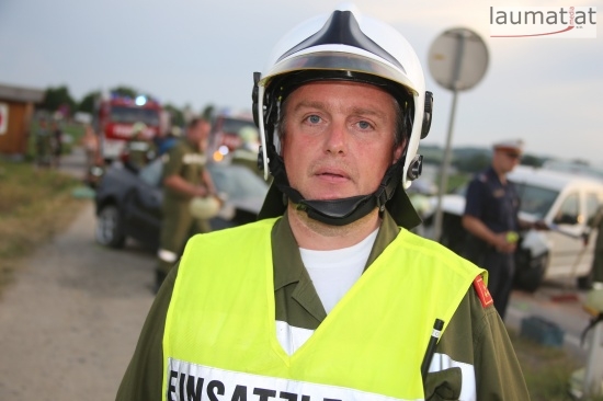 Thomas Mrtenbck, Einsatzleiter der Feuerwehr Fraham