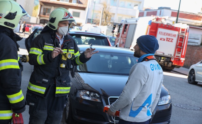 Brandverdacht im Chemieraum einer Berufsschule in Wels-Innenstadt