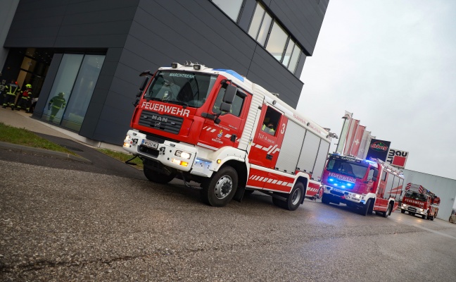 "Aprilscherz" einer Brandmeldeanlage sorgte kurzzeitig für Einsatz der Feuerwehr in Marchtrenk