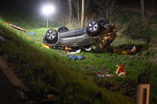 Ein Todesopfer bei schwerem Crash in Gunskirchen