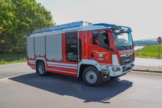 Verkehrsunfall mit vier verletzten Personen auf Steyrtalstrae bei Sierning