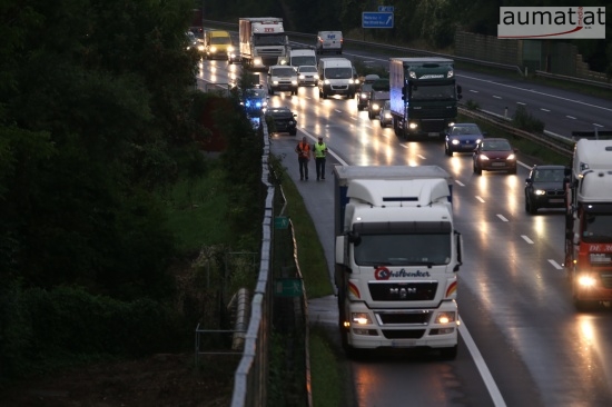 Unfall auf der Ausweichstrecke auf der A25 bei Marchtrenk sorgte ebenfalls fr Verkehrsbehinderungen.