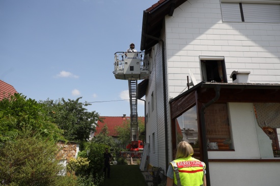 Einsatz von Tierrettung und Feuerwehr in Wels-Neustadt