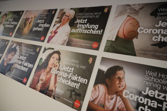 Neue Corona-Info-Kampagne des Landes Obersterreich soll Menschen zur Auffrischungsimpfung bewegen